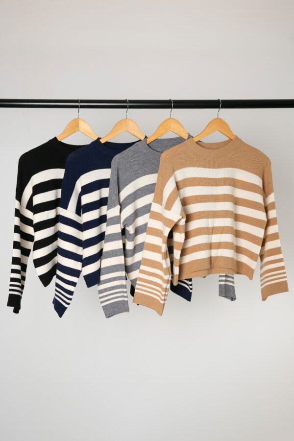 SWEATER RAYADO TEJIDO - Imagen 14